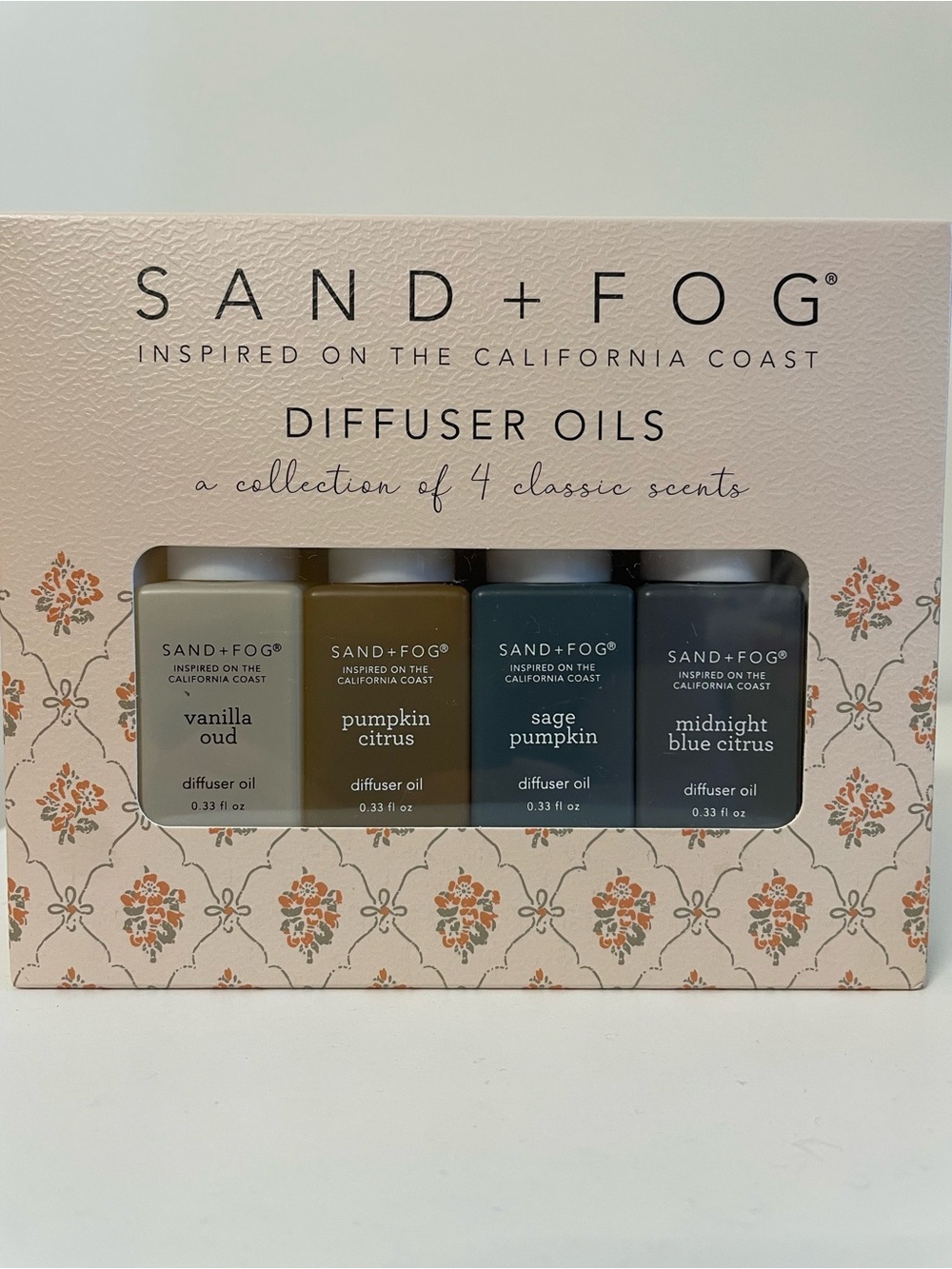 NWT SAND & FOG Diffuser Oils - Collection of 4 Fall Scents - 4x0.33 FL OZ (10 ML
